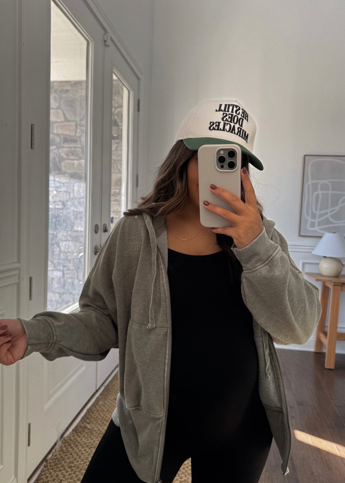 Morning Brew Fleece Jacket - IVY GREEN