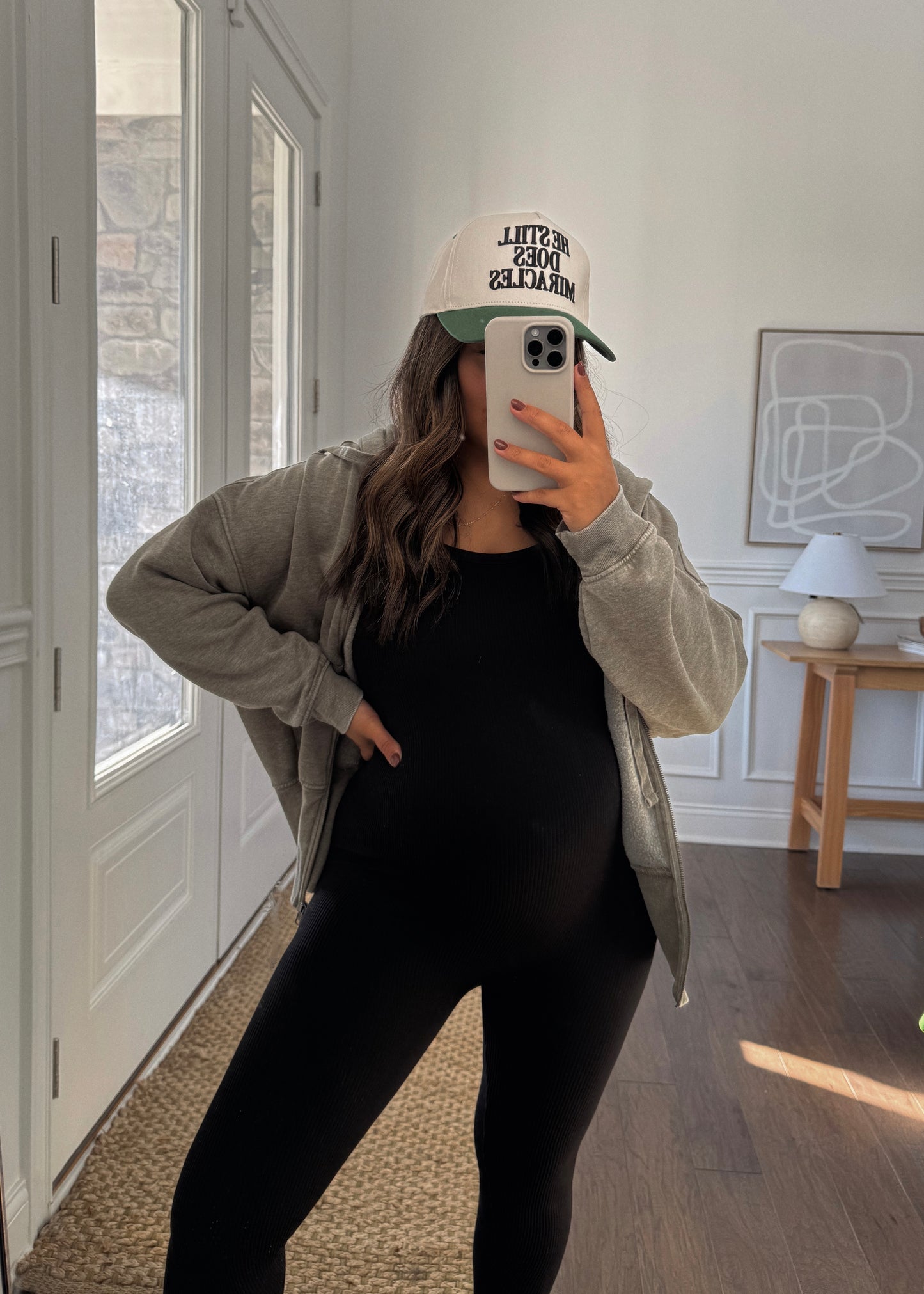 Morning Brew Fleece Jacket - IVY GREEN