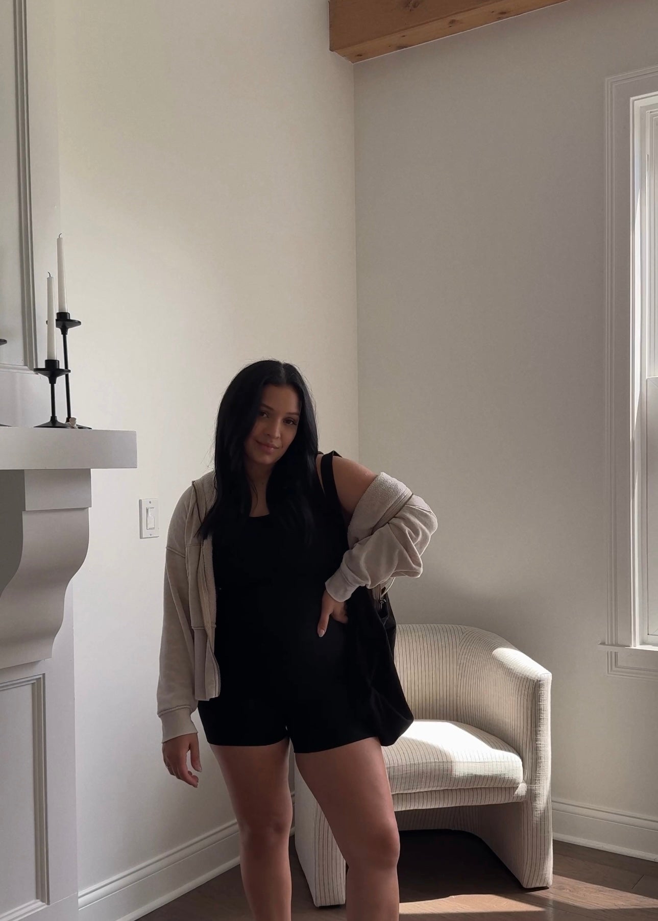 Morning Brew Fleece Jacket - NATURAL